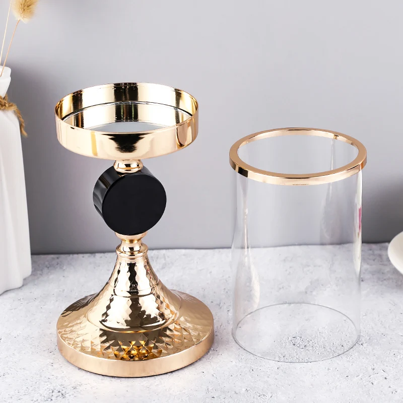 

Europe Style wedding decoration Crystal Candlestick Candle Holder For Coffee Dining Table Wedding Christmas Home Decor CH280