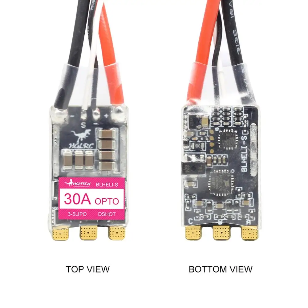 HGLRC 30A Dshot600 3 5S BLHeli_S ESC для FPV гоночного дрона|Детали и аксессуары| |
