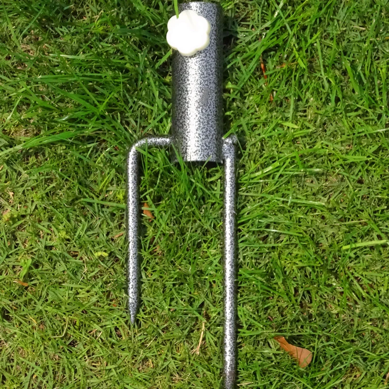 Зонт от солнца с заглушкой земли зонт для улицы зонт-подставка черный