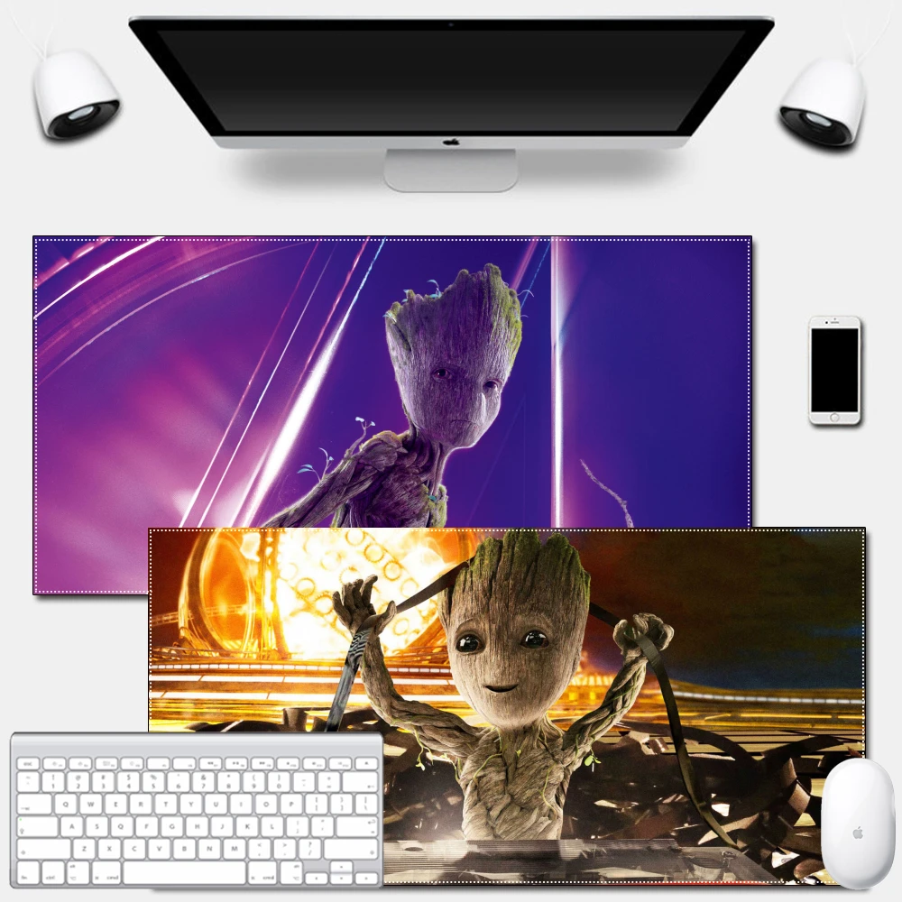 

Large Size Disney Anti-Slip Mouse Pad Thickened Gamer Mat for Gaming Mouse Laptop Desk Cute Baby Groot Groot