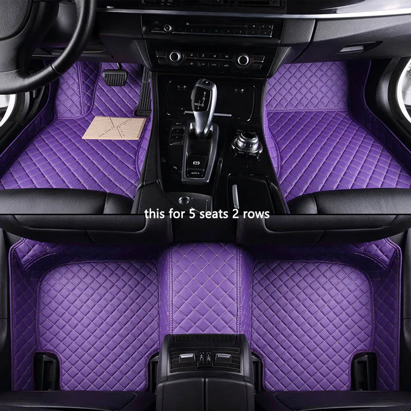

Custom Car Floor Mats for BAIC MOTOR all models BJ40 BJ80 BJ20 D20 D70 D50 D60 X25 X55 X65 CC 35 BW007 Double foot mat