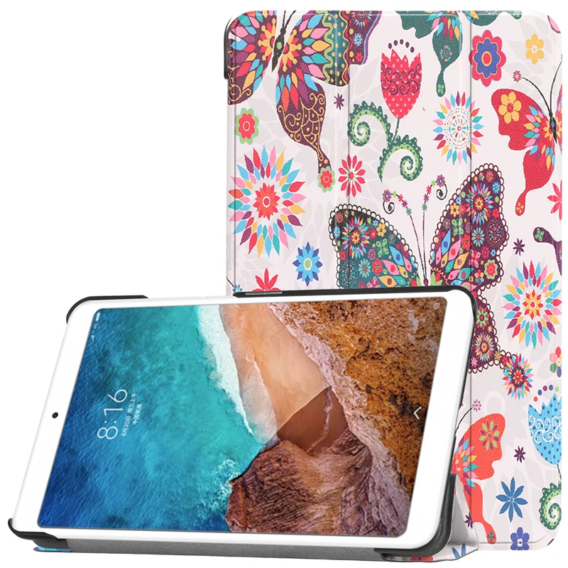 Чехол из искусственной кожи для Xiaomi Mi Pad 4 MiPad4 8 дюймов защитный смарт-чехол