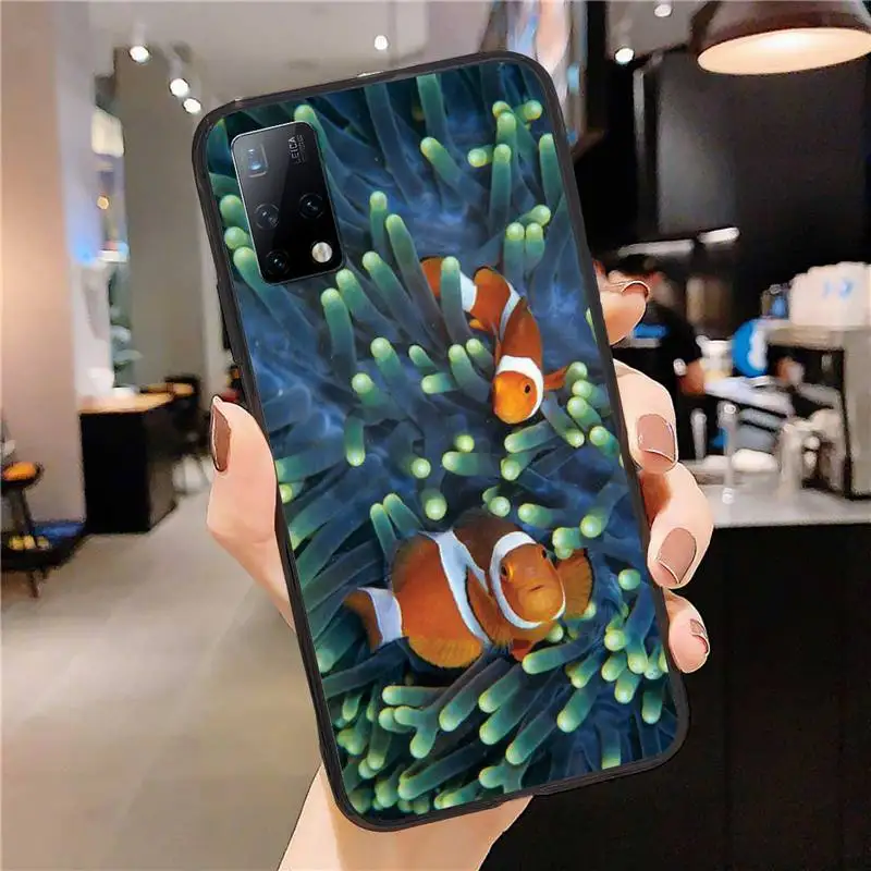 

Cute Clownfish Phone Case for Huawei Nova 5T 7 Pro Cover 3i 2i Y5 Y7 2019 Y9 Prime Y9s Y8s Y8p Y6 Fundas Coque