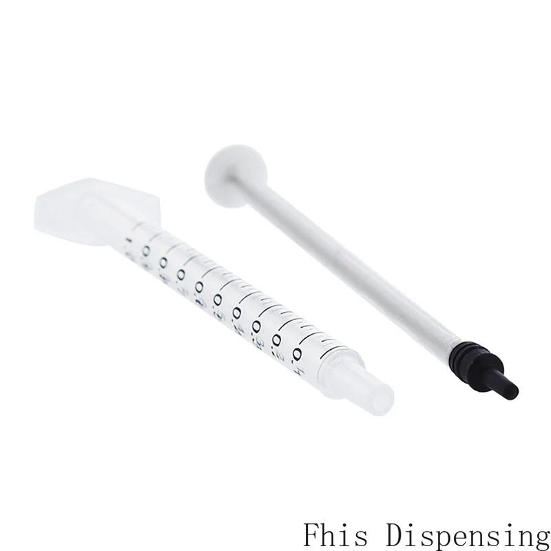 Новый пластиковый с наконечником оранжевая крышка раздаточные шприцы 1cc 1 мл