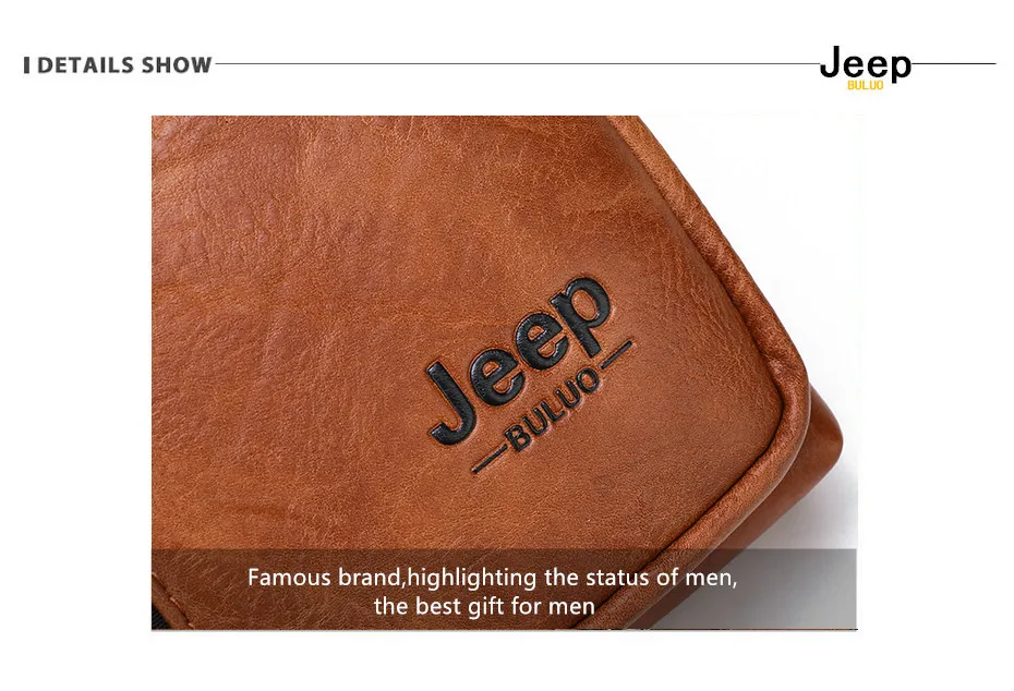 JEEP BULUO, маленькая сумка через плечо, спилок, кожа, модная сумка на талию, многофункциональные мужские сумки, новинка, для молодых мужчин, мини