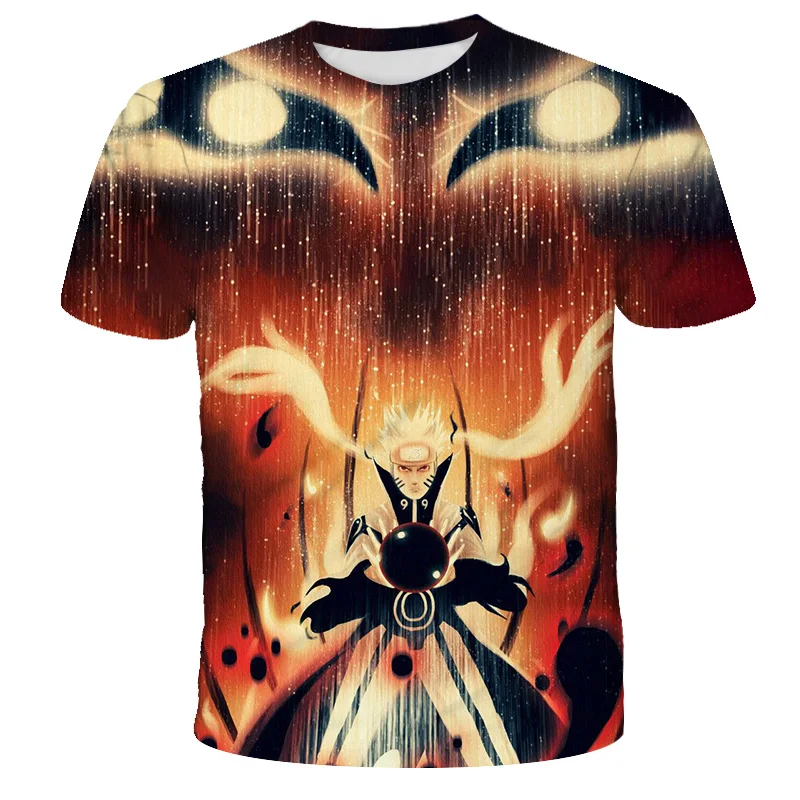 

3D T-Shirt Ninja Animation T-Shirt Boys Girls Kids Short Sleeve Cool T-Shirt Fashion Casual Summer Boys Girls Kids Street Clothi