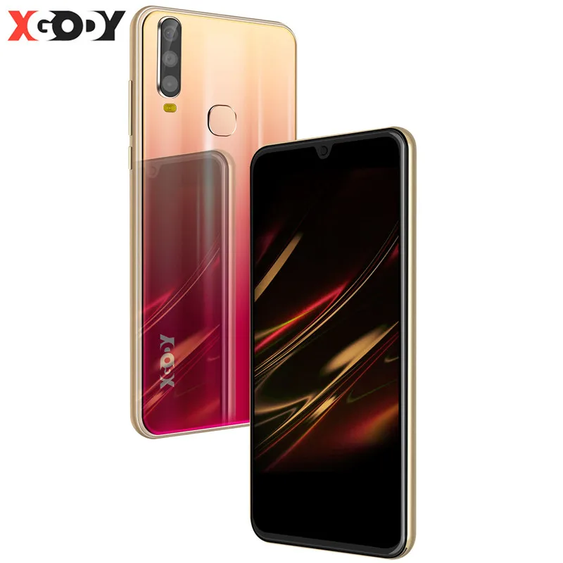 XGODY Celular смартфон с 6 дюймовым дисплеем четырёхъядерным процессором MTK6580 ОЗУ 2 Гб