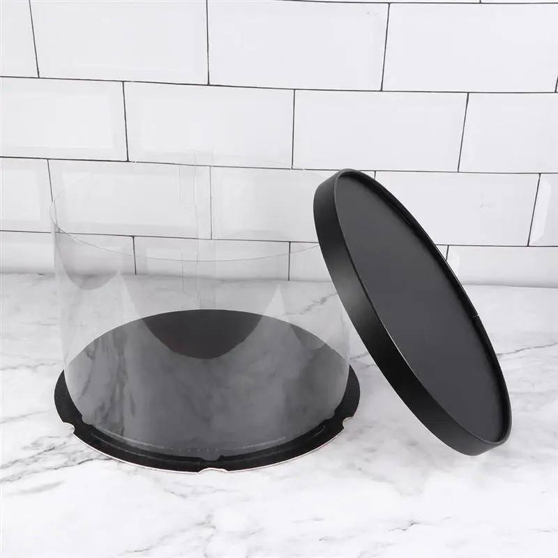 1 шт. Пластик кекс упаковка коробка для торта купол контейнеры Свадебная