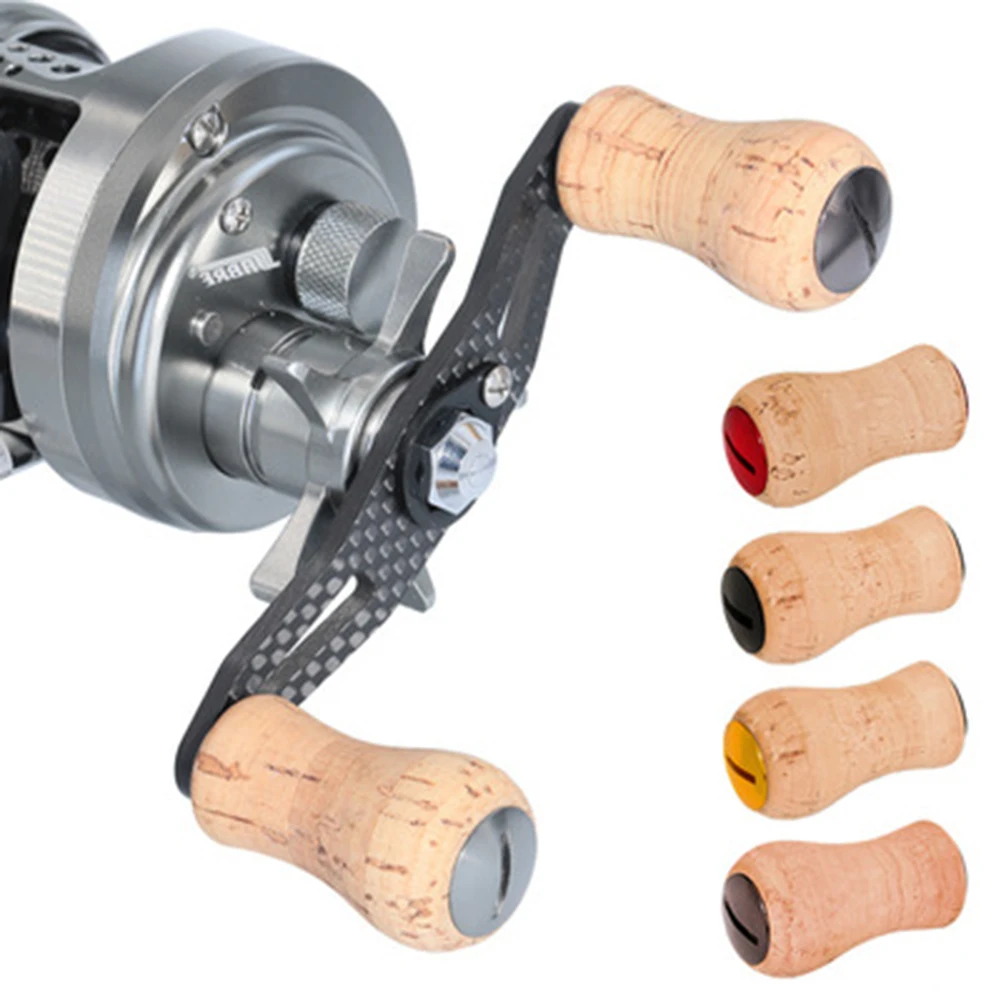 

Cork Fishing Reel Handle Knob Power Rocker Knob 27-38mm For Baitcast Shimano Stradic CI4 Stella Daiwa Reel Hande