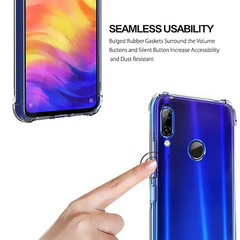 Чехол для Xiaomi Redmi Note 7 7S NOTE7 мягкий силиконовый чехол из ТПУ телефона 7Pro Pro 7A Poco X2 |