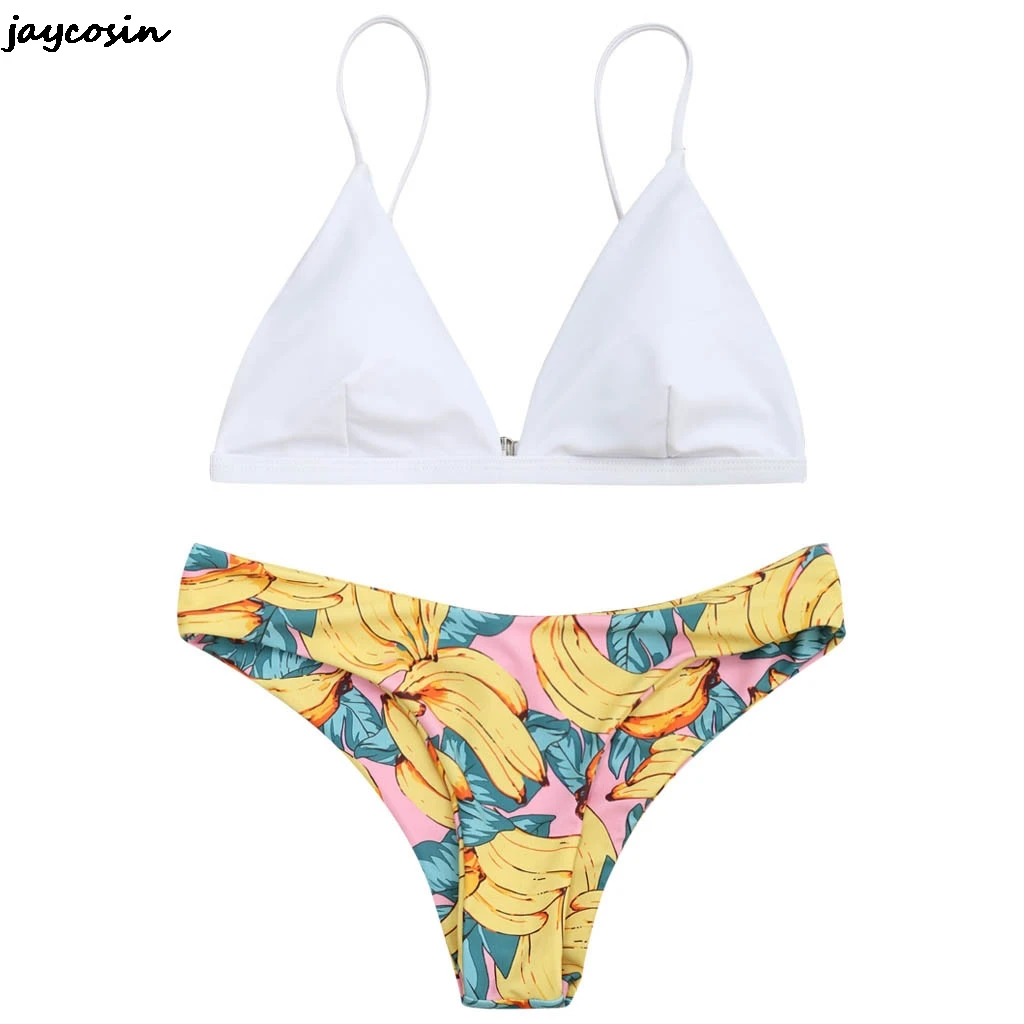 JAYCOSIN женский сексуальный Двухсекционный сплошной цвет слинг классический