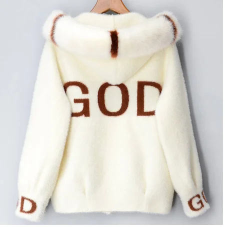 Осенне-зимнее пальто из меха норки Новинка 2020 женское свободное бархатное с