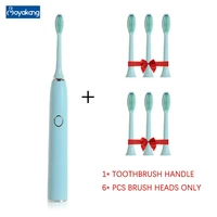 boyakang adult sonic electric toothbrush rechargeable smart timing ipx8 waterproof dupont bristles usb charging