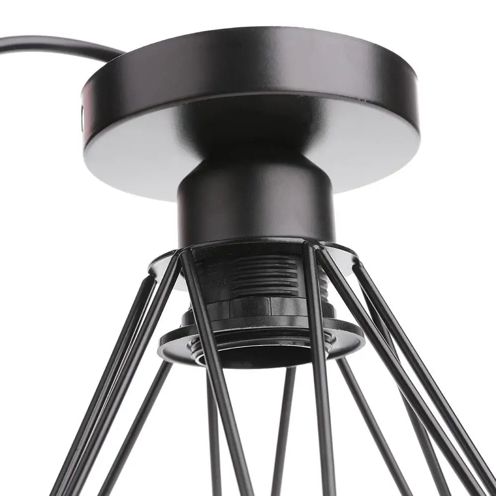 Абажур для лампы Железный романтичная модная винтажная люстра черного цвета из