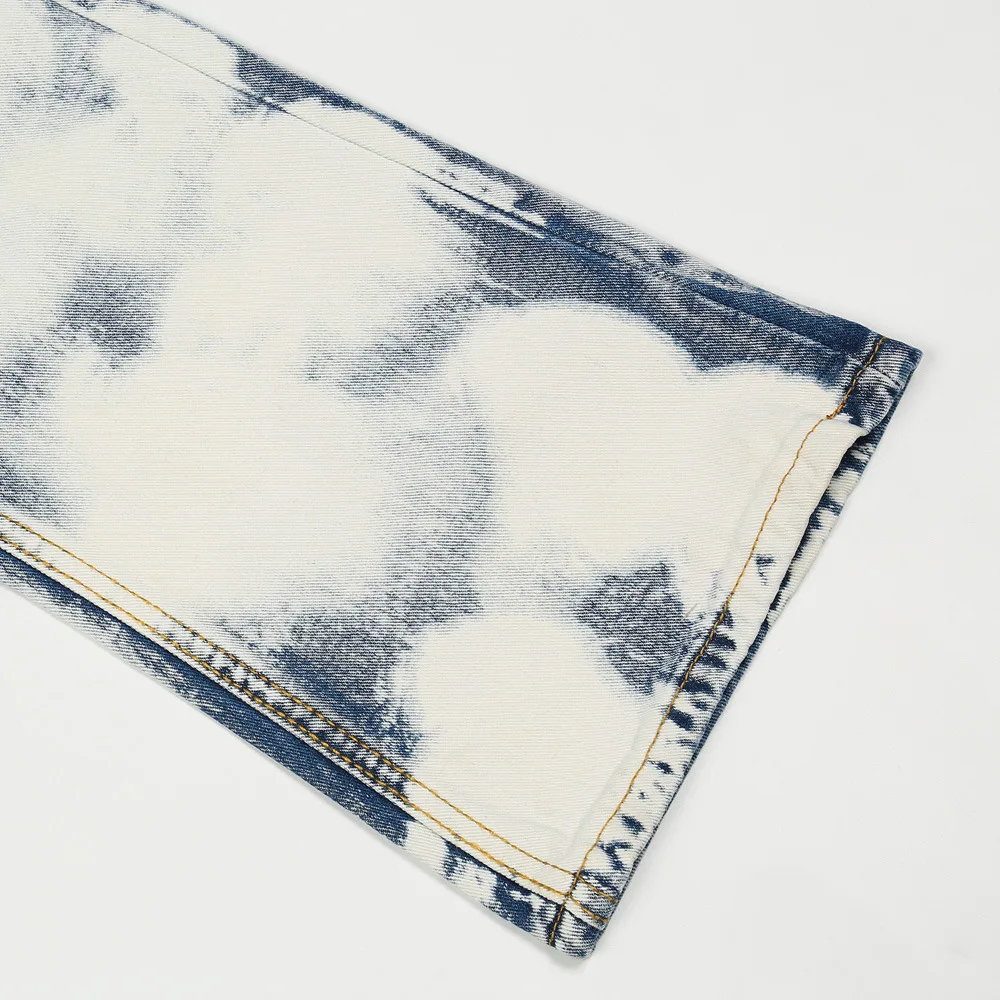 2021 Stylish Letter Embroidery Tie Dye Men Straight Baggy Jeans Trousers Washed Distressed Vintage Hip Hop Denim Pants Spodnie