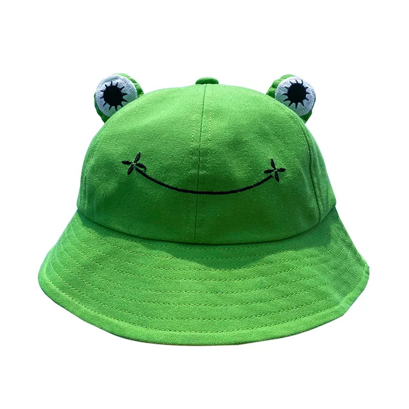 

Bucket Hat Women Designer Cute Frog Bucket Hat Summer Autumn Women Outdoor Hiking Beach Fishing Cap Sunscreen Female