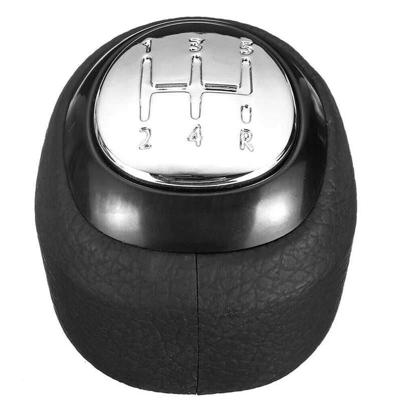 

High Quality PU Leather Car 5 Speed Manual MT Gear Stick Shift Knob with Dust Boot Cover For SAAB 9-3 2003 - 2012