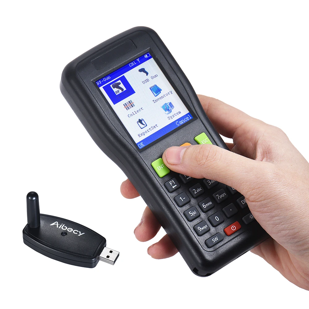 Ручной сканер штрих кода Aibecy LM3306 беспроводной и проводной кодов PDT 1D сканирующий