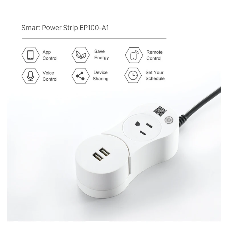 

Tuya Technology Electric Multifunctional Smart WIFI USB Universal Surge Protector with Extension Socket Strip