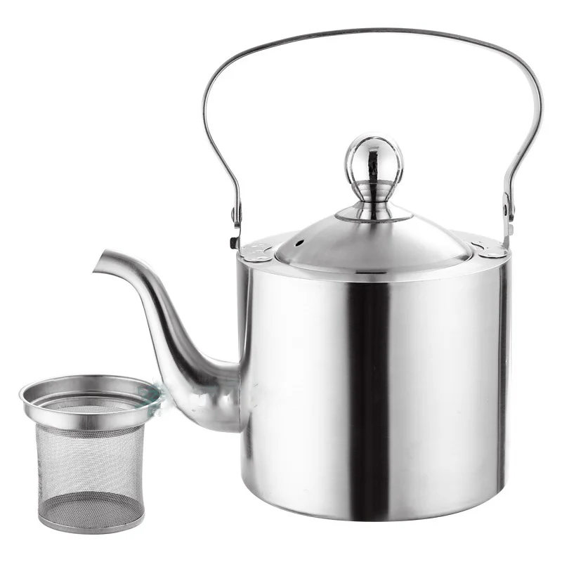 Чайник из нержавеющей стали утолщенный прямой горшок для тела