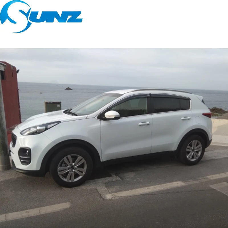 Дефлекторы боковых окон для KIA Sportage KX5 дымовой автомобильный дефлектор для защиты от ветра солнцезащитный экран от дождя SUNZ