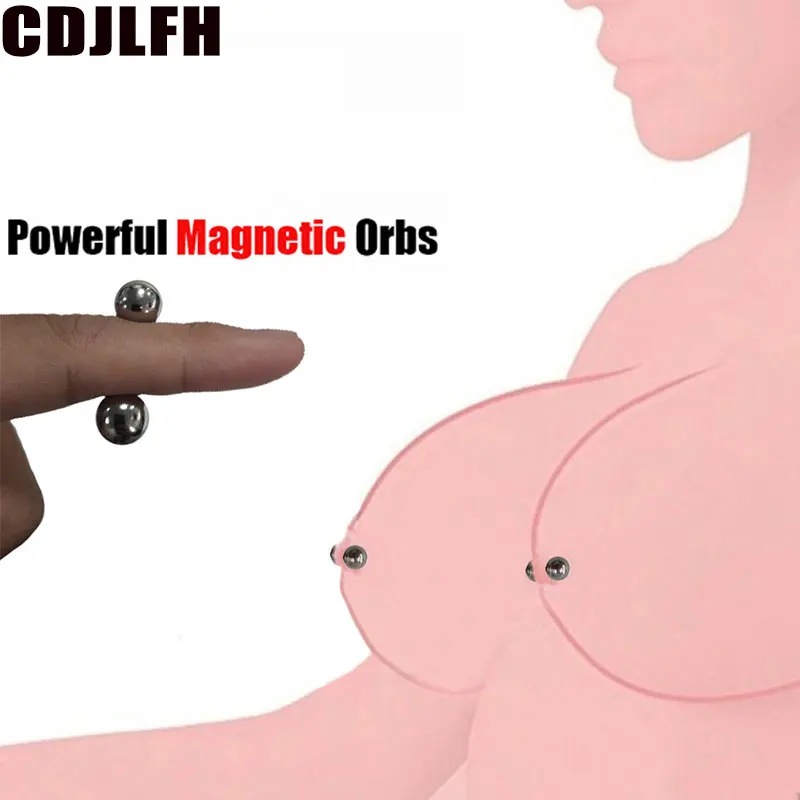 Секс шоп БДСМ бондаж для сосков Сильный магнитный оральный Стимулятор клитора