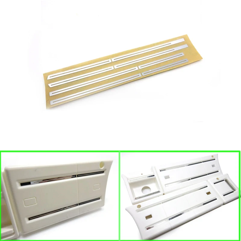 

Металлические боковые юбки, декоративные наклейки для 1/14 Tamiya RC, грузовик, прицеп, самосвал Scania 470 620, детали для автомобиля «сделай сам»