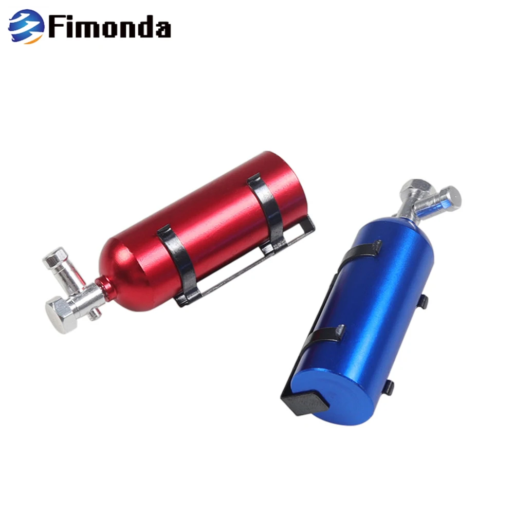 

Metal Mini Nitrogen Gas Bottle for 1/10RC Crawler Axial SCX10 TRX4 TAMIYA CC01 RC4WD D90 TF2 Accessories Decoration