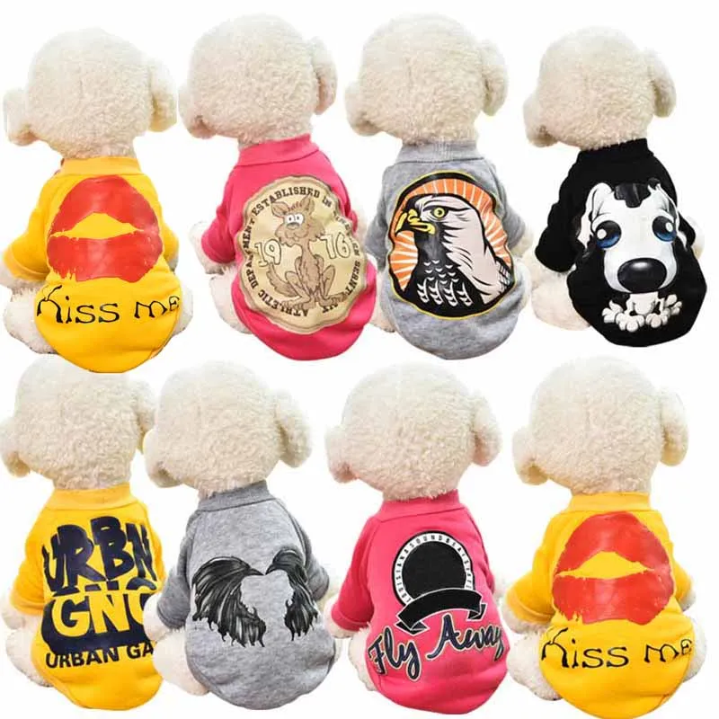 

Coat Printed Popular Cat High Quanlity Cute Pet Clothes Dog Clothes Pullover For Chihuahua Hoodie Sweatshirt 1PC Puppy Hot Sale