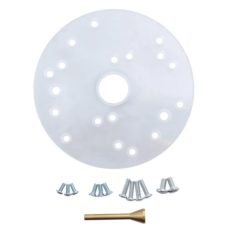 

Universal Router Base Plate Template Guides Woodworking Milling Machine Base Carpentry Aid Woodworking Tool for Various Router