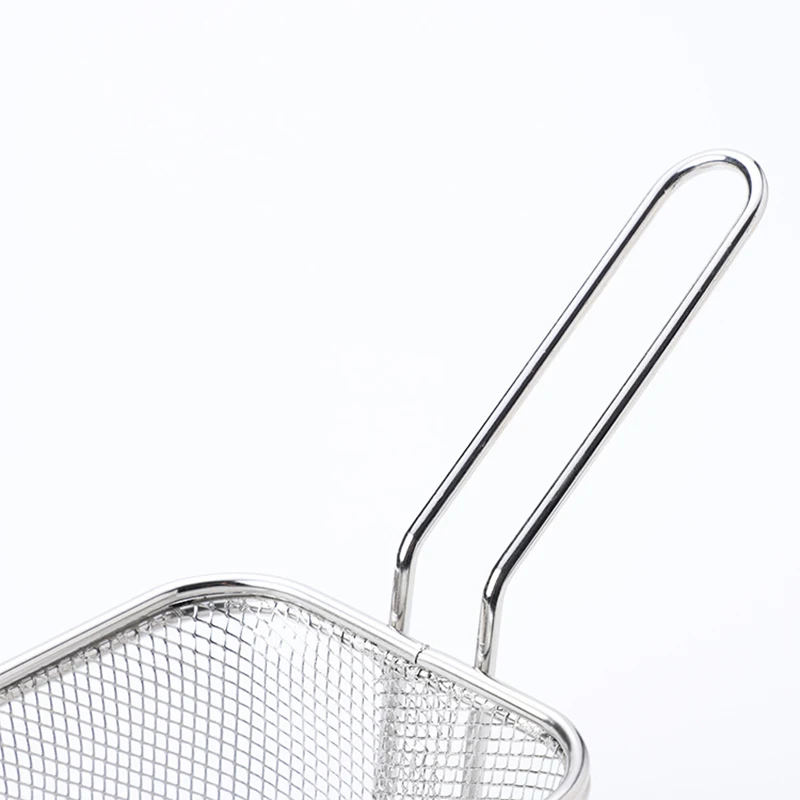 1 шт. портативная корзина для жарки из нержавеющей стали ситечко кухонная готовки