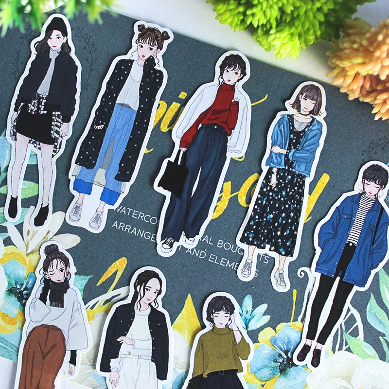 19 шт. альбом для девочек|Наклейки творчества| |