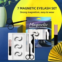 yxc 3pairs cruelty free magnetic eyelashes wholesale natural long fake lashes handmade 7magent dramatic lashes pesta%c3%b1as postizas