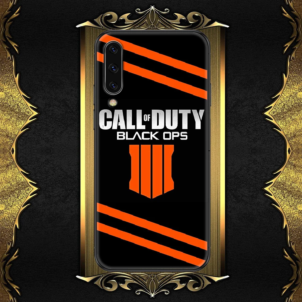 

Game CODM Logo COD Phone case For Samsung Galaxy A 3 5 7 8 10 20 21 30 40 50 51 70 71 E S 2016 2018 4G black silicone coque tpu