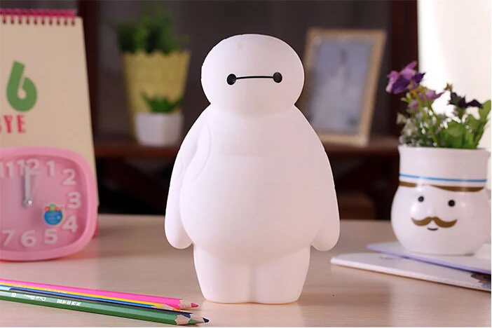 Ellen Brook, 1 штука, милый мультяшный каваи, силиконовый, Baymax, портативная ручка, карандаш, косметичка, карманный, для школы, офиса, стационарный чехол