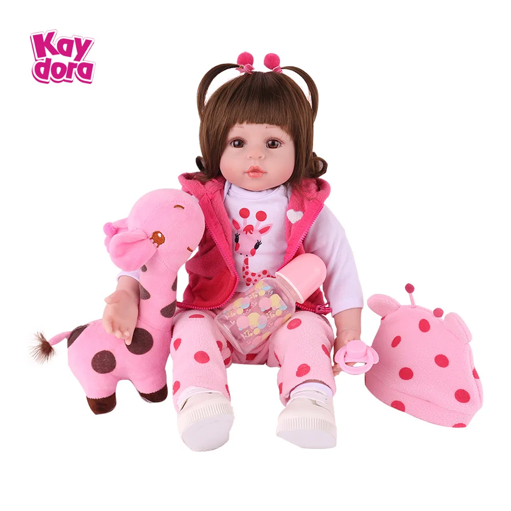 47 см/55 см Силиконовые Reborn Baby милые куклы Bebe Alive Menina дети мягкие Playmate реалистичные Boneca реалистичные девушки подарки на день рождения