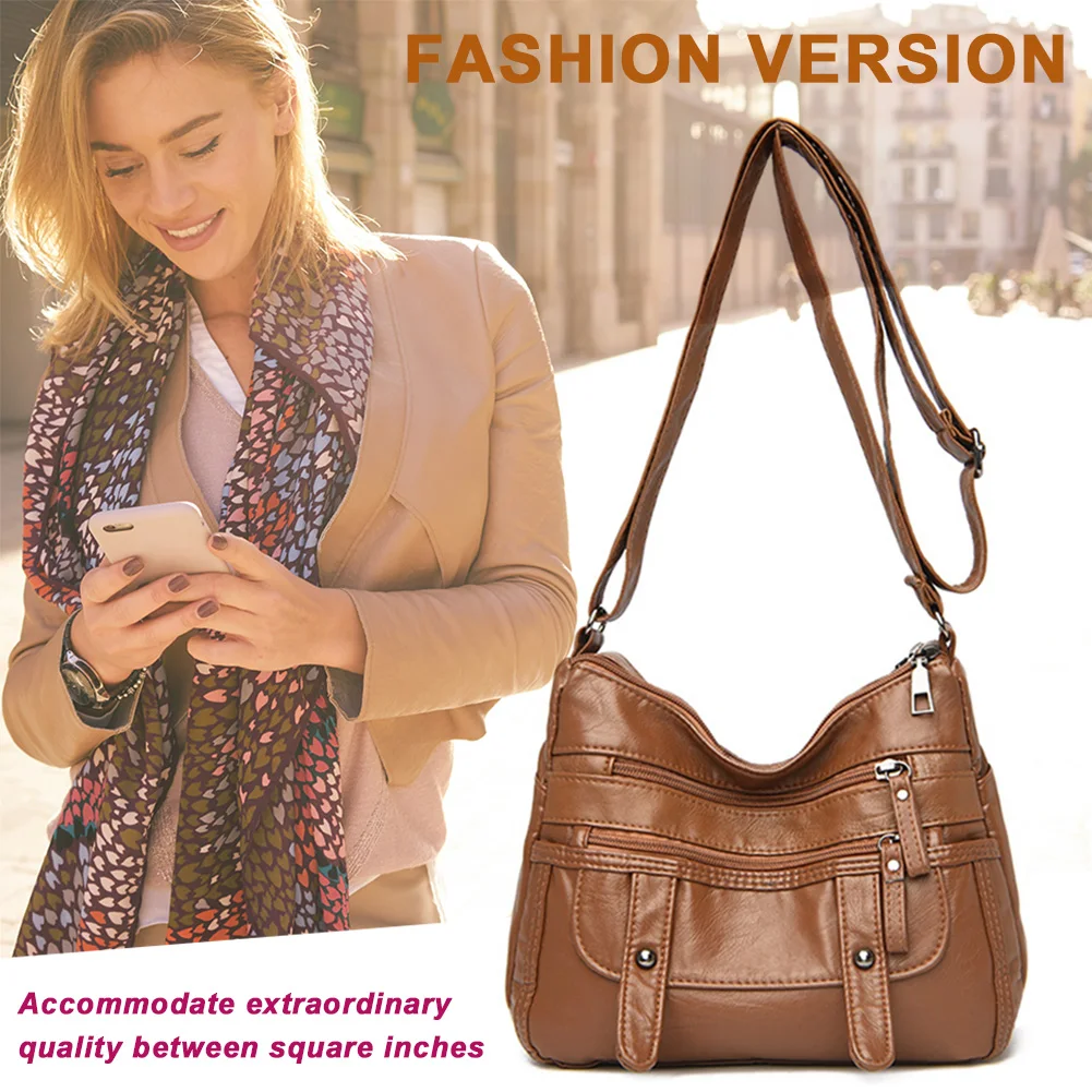 

Сумка через плечо из искусственной кожи, простые однотонные летние дамские сумочки на плечо, Женские Простые сумки-тоуты для женщин, тренд ...