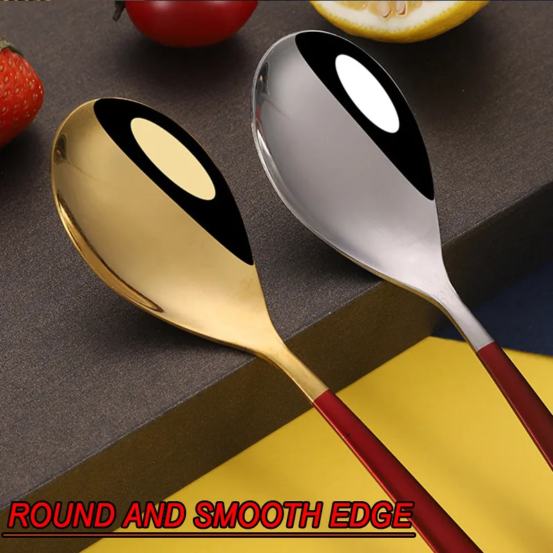 

Stainless Steel Coffee Spoons With Long Handle Tea Spoon Drinking Tools Dessert Cream Spoons For Kitchen Tableware Accessories