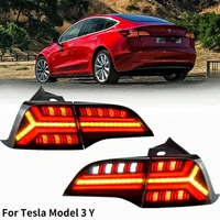for tesla model 3 model y 2018 2019 2020 2021 tail light full led dynamic tail lights with sequential turn signal gts design