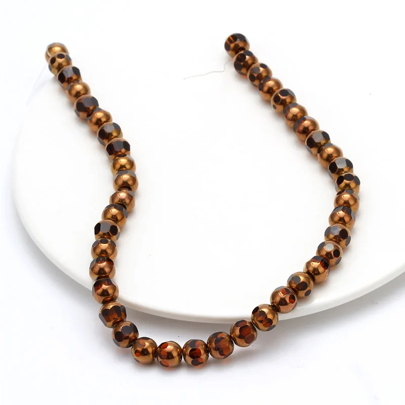 8mm Rondelle Austria faceted ceramics Crystal Glass Beads Loose Spacer Round DIY Jewelry Making For Bracelet | Украшения и