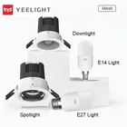 Оригинальный умный светильник Xiaomi Mijia Yeelight, умный Точечный светильник, умная лампа E14 E27, работает с Yeelight Gateway для приложения Mi Home