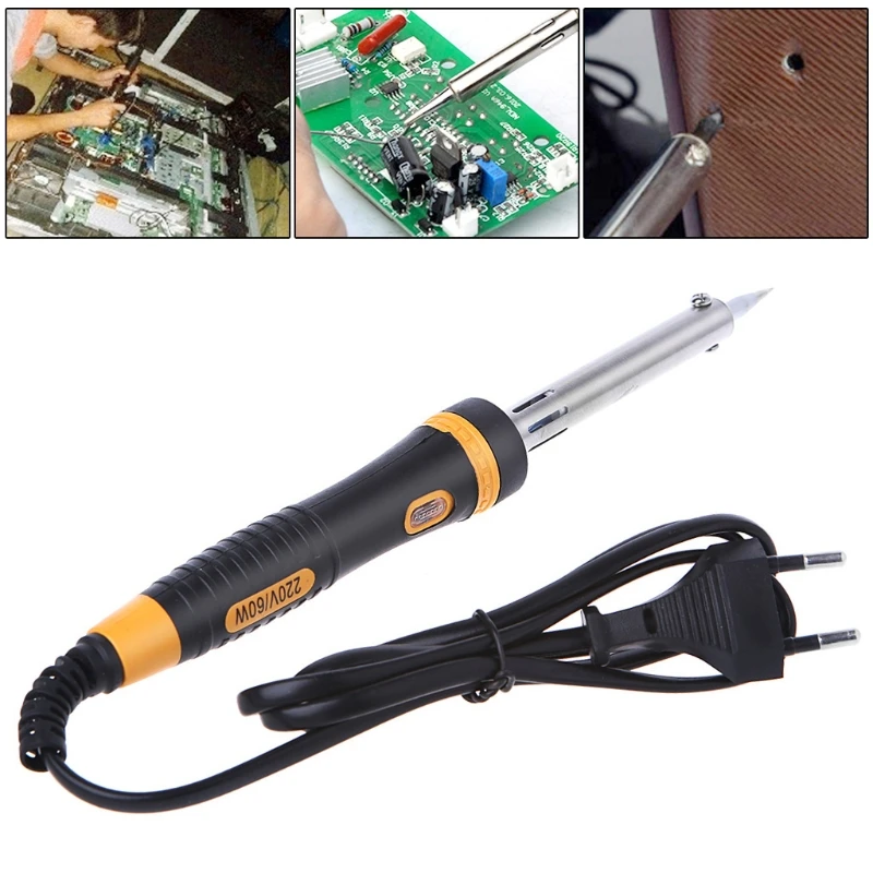 2021 New 60w 220V Electric Soldering Iron High Quality Heating Tool Welding | Инструменты