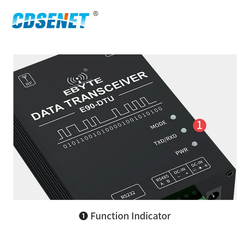 SX1268 LoRa Modem Transmission Station 400Mhz RS232 RS485 30dBm 10Km Range Wireless Lora Transmitter CDSENET E90-DTU(400SL30P)