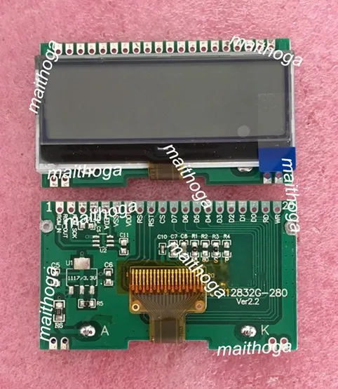 20PIN SPI COG 12832 LCM ЖК-экран (плата/без платы) ST7567 контроллер с белой/синей подсветкой
