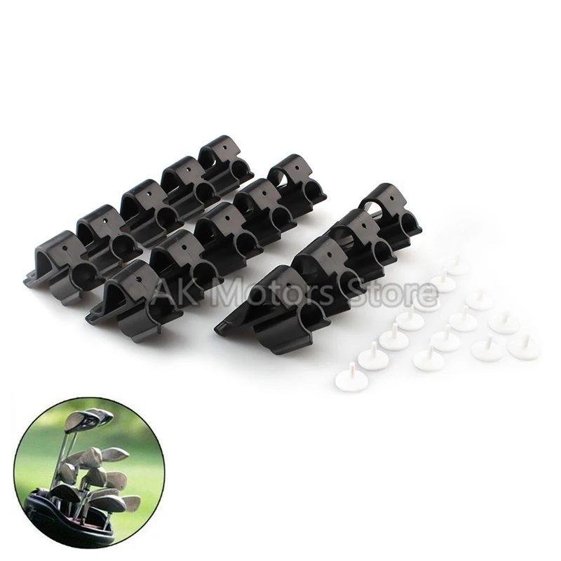 Держатель для сумки гольфа прочный держатель клюшки зажим клуба органайзер бала