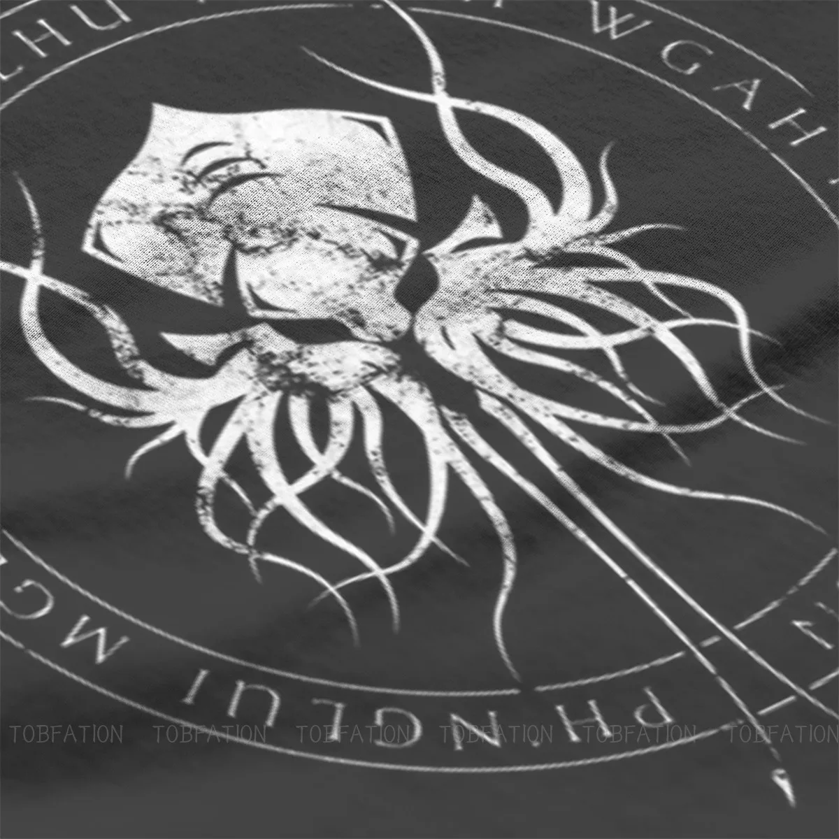 Футболка Cthulhu Mythos Sigil в стиле Харадзюку Готическая футболка высокого качества