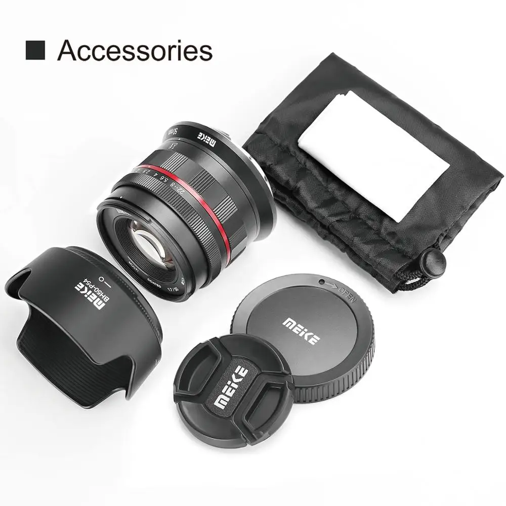 Meike MK 50 мм f/1 7 Большая диафрагма ручная фокусировка объектив для Sony E mount