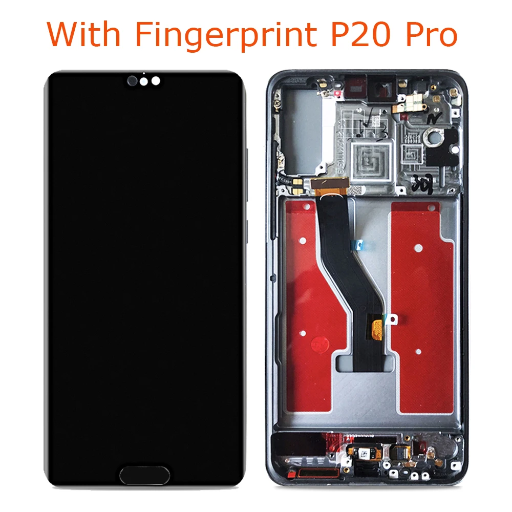 OLED для Huawei P20 Pro ЖК дисплей сенсорный экран дигитайзер сборки плюс CLT AL01 L29 L09