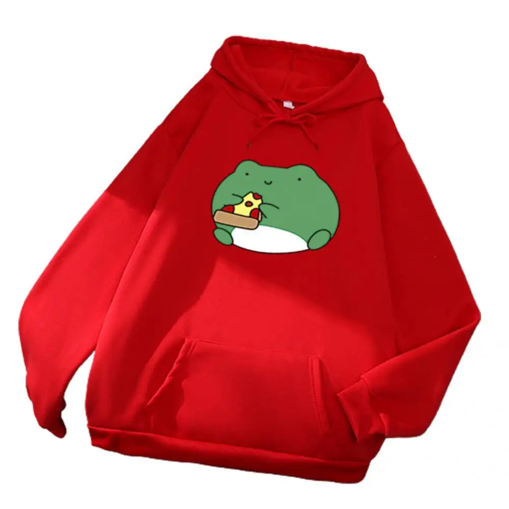 

Terrific Winter Hoodie Long Sleeve Animal Hoodie Loose Front Pocket Winter Hoodie