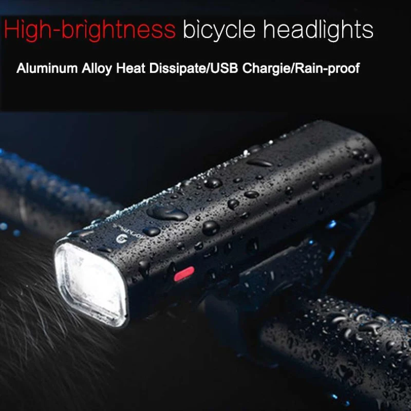 

Bike Light Rainproof USB Rechargeable LED 1800/2000mAh 200/400 Lumen​ Super Bright Flashlight Waterproof Cycling Front Light